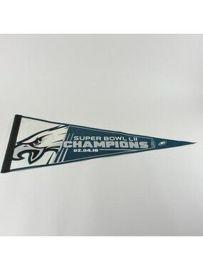 NFL Philadelphia Eagles Super Bowl 2/4/2018 LII Champions 30" Felt Pennant